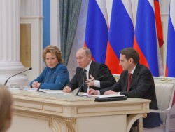13 декабря Президент РФ Владимир Путин встретился с Советом законодателей